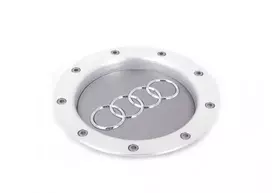 Stebulės Dangtelis Sidabrinis VAG Audi A3 A4 A6 A8 Originalus 8D0601165K1H7