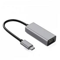 iBOX Adapter aluminum RJ45 to USB Typ C 10/100/100 IACRJ