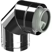 Bosch išmetimo alkūnė, subalansuota, 87° DN80/125, nerūdijančio plieno