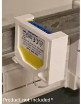 Light Solutions Aps „Light Solutions“ DIN bėgelio adapteris 1-os kartos įrenginiams („Shelly RGBW 2“ ir „Shelly Dimmer 2“)