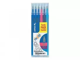 Pilot Pen Papildymas Pilot FriXion Ball Medium 0,7 mm mėlyna, rožinė, violetinė - (6 vnt.)