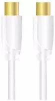 Sinox Beslag „Sinox“ 70 dB antenos kabelis. 10 m. Baltas, 10 m, bendraašis, bendraašis, baltas