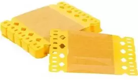 Brady B-7644 Polipropileno žymė ant geltonų kabelių etikečių, 15 mm etiketės ilgis