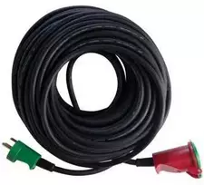 Thorkild Larsen E-line kabelių komplektas DK 3G1.5 - H07RN-F, DK kištukas/prailginimo laidas m/j, neoprenas, 230V/16A, 25m