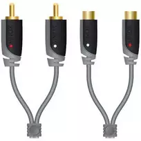 Sinox Beslag „Sinox Phono“ prailginimo kabelis. 5 m. Pilkas/juodas, RCA, kištukas, RCA, lizdas, 5 m, pilkas