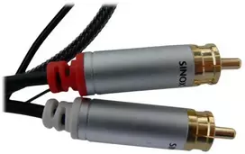 Sinox Beslag Sinox Phono kabelis. 1,5 m. Juodas, 1,5 m, 2 x RCA, 2x RCA, Kištukas, Kištukas, Juodas