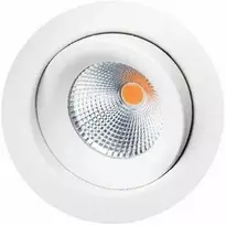 SG Armaturen įleidžiamas šviestuvas 550 lm Junistar IsoSafe 7W DimToWarm IP44, baltas
