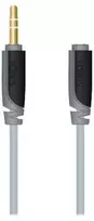 Sinox Beslag „Sinox“ 3,5 mm mini lizdo - Phono kabelis. 1 m. Pilkas/juodas, 3,5 mm, lizdas, 2 x RCA, kištukas, 1 m, pilkas