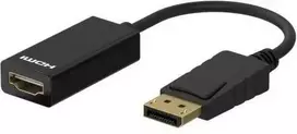 Sinox Beslag Sinox DisplayPort į HDMI adapteris 4K60Hz 0,1 m, juodas