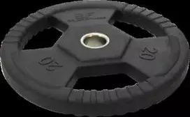 Gumuotas svoris su rankenomis Bauer Fitness Premium 20kg (50mm)