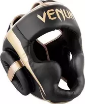 Bokso šalmas Venum Elite - Juodas/Gold