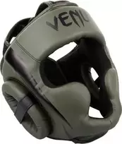 Bokso šalmas Venum Elite - Khaki/Juodas
