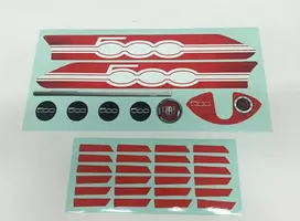 Berg Buzzy - Sticker set Fiat 500