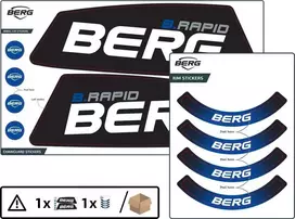 Berg XL/XXL Frame - Sticker set B.Rapid Mėlyna