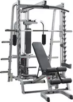 Profesionalus multifunkcinis treniruoklis Body-Solid DELUXE GS348QP4, su papildomais svoriais