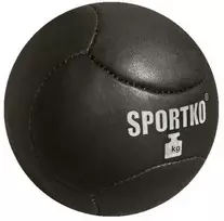 Natūralios odos kimštinis kamuolys SportKO Medbol