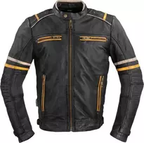Vyriška odinė motociklininko striukė W-TEC Traction
