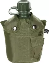 Plastikinė gertuvė su dėklu MFH, žalia. 1l