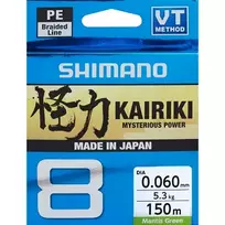 Pintas valas Shimano Kairiki 8, 150m, 0.19mm, 12kg, žalias
