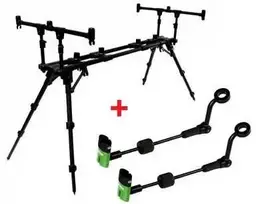 Stovas 3 meškerėms Zfish Rod Pod Construct