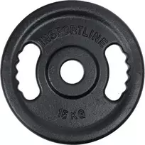 Cast Iron Olympic Weight Plate inSPORTline Castblack OL 15 kg 50 mm