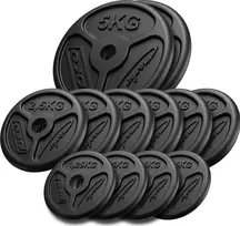 Marbo Sport Ketaus svorių komplektas Marbo Slim, 30kg / 4x1.25kg, 6x2.5kg, 2x5kg