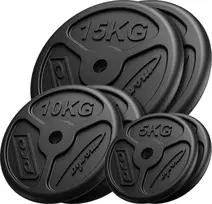 Marbo Sport Ketaus svorių komplektas Marbo, 60kg / 2x15kg + 2x10kg + 2x5kg