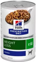 HILL'S Prescription Diet Weight loss r/d - šlapias šunų maistas - 350g