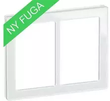 LK LAURITZ KNUDSEN FUGA PURE dizaino rėmo stiklas 2x1,5 modulis, baltas