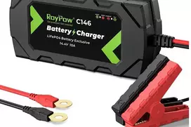 RoyPow C146L 14.4V 10A LiFePo4 įkroviklis Lithium Ion akumuliatoriui
