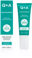 Q+A Niacinamide Balancing SPF50 Apsauginis kremas nuo saulės probleminei odai, 50 ml