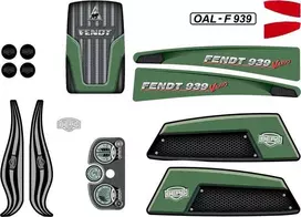 Berg XL Frame - Sticker set Fendt
