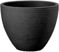 Apvalus sodo vazonas 40 x 31 cm antracito PATIO