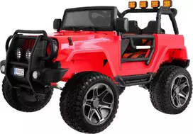 Ramiz Elektromobilis Jeep Monster 4x4, Raudona