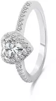 Brilio Silver Brilio Sidabrinis Romantic sidabrinis žiedas Heart RI047W