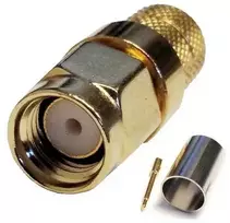 Hismart SMA-male užspaudžiama jungtis RG6 kabeliui
