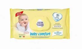 FRESH CLEAN drėgnos servetėlės 72 vnt. BABY COMFORT