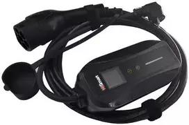 Hismart Elektromobilio nešiojamas įkroviklis GB/T - Schuko (220V), 6-16A, 3.5kW, 1-fazė, 5m
