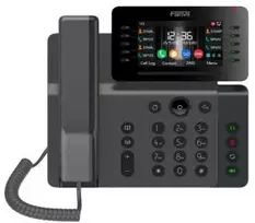 Fanvil V65, IP telefonas, juodas, laidinis ragelis, diapazono viduje, už diapazono ribų, SIP informacija, 20 linijų, 2000 įrašų