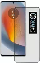 OBAL:ME 5D apsauginis stiklas Motorola Edge 50 Fusion Juodas