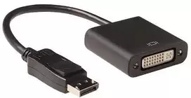 ACT 15 cm konvertavimo kabelis iš DisplayPort kištuko į DVI kištuką, 15 cm. Ilgis: 0,15 m. DP kištukas - DVI kištukas, 0,15 m (AK3985)