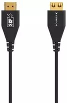SCP 997AOC-LSZH-20M, 20 m, HDMI A tipo (standartinis), 3 x HDMI A tipo (standartinis), 24Gbit/s, garso grąžinimo kanalas (ARC), juodas