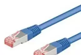Goobay CAT 6 Komutacinis kabelis S/FTP (PiMF), mėlynas, 2 m, Cat6, S/FTP (S-STP), RJ-45, RJ-45, Mėlyna