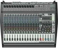 Behringer PMP6000 garso mikšeris, 20 kanalų, 10 – 200 000 Hz, juodas