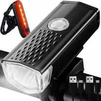 Trizand USB LED dviračio žibintas + galinis žibintas 23679
