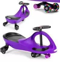 Gravitacijos atrakcionas vaikams LED ratai violetinės spalvos ECOTOYS