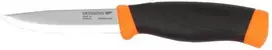 Peilis Morakniv Companion F Heavy Duty, anglies plienas, oranžinis