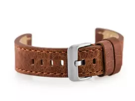 Pacific Odinė laikrodžio apyrankė W48 - PREMIUM - tamsiai ruda I - 22mm