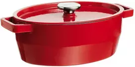 Pyrex Ketaus puodas ovalus raudonas 29cm 3.8l SLOWCOOK