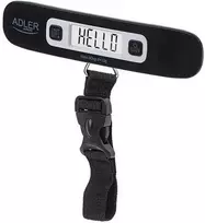 Kelioninis Adler | Travel Luggage Scale | AD 8190 | Maximum weight (capacity) 50 kg | Accuracy 10 g | Juodas